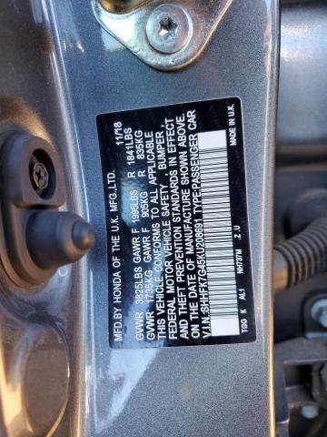 SHHFK7G45KU208691 Honda Civic Sport