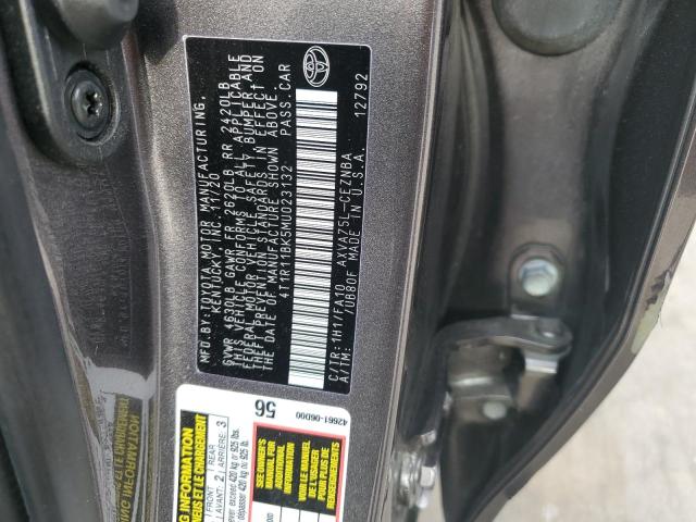 4T1R11BK5MU023132 Toyota CAMRY LE