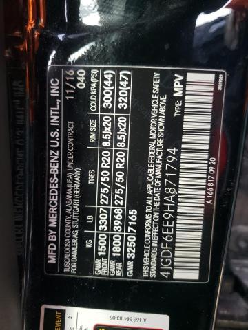 4JGDF6EE9HA871794 Mercedes-Benz Gls 450 4matic