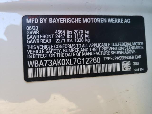 WBA73AK0XL7G12260 BMW 228XI