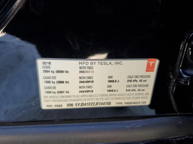 5YJSA1E22JF244158 Tesla MODEL S