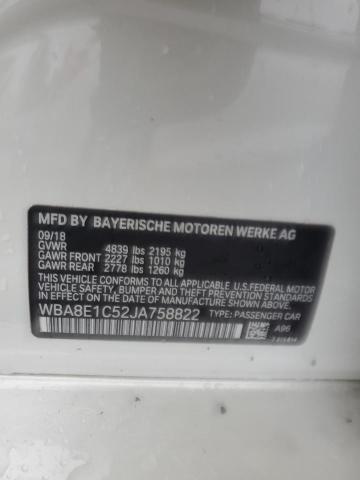 WBA8E1C52JA758822 BMW 330e