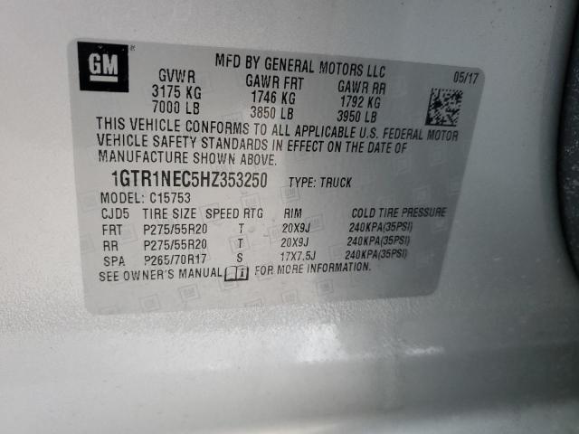 1GTR1NEC5HZ353250 GMC Sierra C1500 Slt