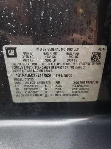 1GTR1UECXFZ147929 GMC Sierra C1500 Sle