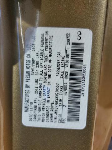 JN1EV7EK4KM230553 Infiniti Q60 PURE