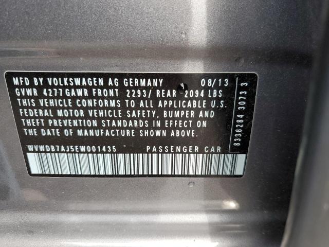 WVWDB7AJ5EW001435 Volkswagen GOLF