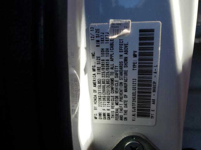 5J6TF2H5XEL001213 Honda Crosstour Exl