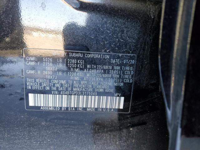 4S4BTGPD3L3175049 Subaru Outback Touring Ldl