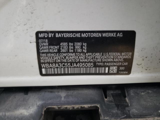 WBA8A3C55JA495085 BMW 320 XI