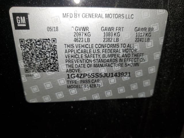 1G4ZP5SS5JU143921 Buick Lacrosse Essence