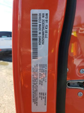 2C3CDXGJXMH526294 Dodge Charger Scat Pack
