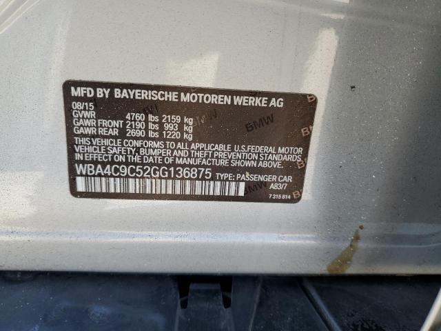 WBA4C9C52GG136875 BMW 428 Xi Gran Coupe Sulev