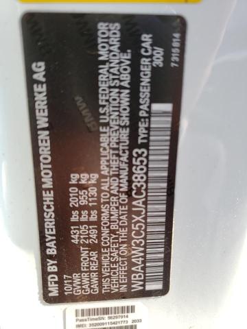 WBA4W3C5XJAC38653 BMW 430I