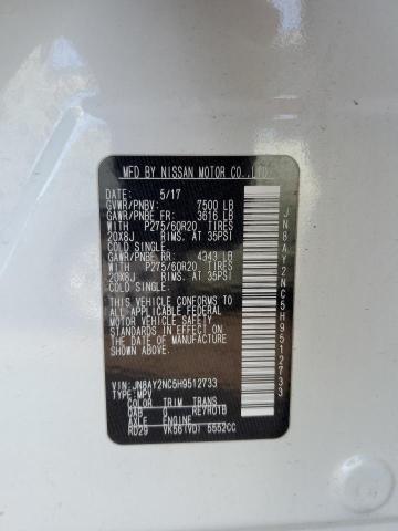 JN8AY2NC5H9512733 Nissan ARMADA SV