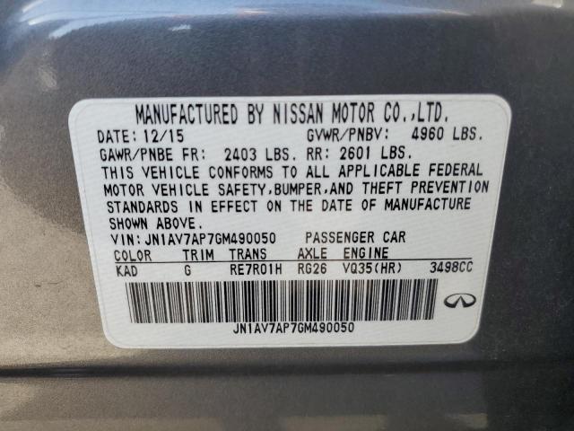 JN1AV7AP7GM490050 Infiniti Q50 HYBRID