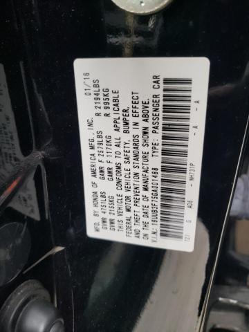 19UUB3F75GA001488 Acura Tlx Advance