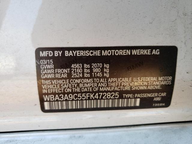 WBA3A9C55FK472825 BMW 335 I