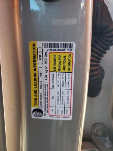 2FMPK4J92MBA15998 Ford EDGE SEL