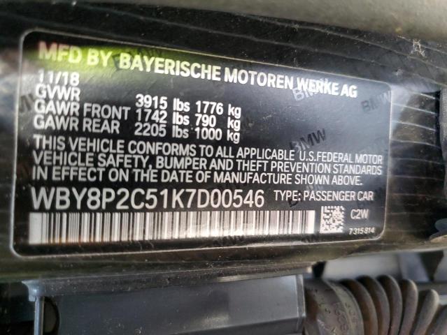 WBY8P2C51K7D00546 BMW I3 Bev