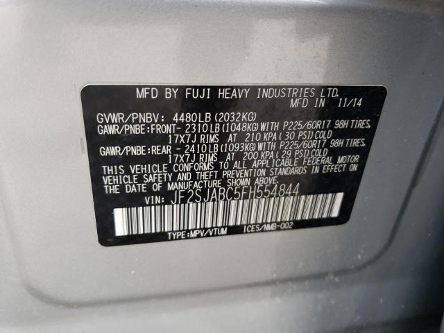 JF2SJABC5FH554844 Subaru Forester 2.5i