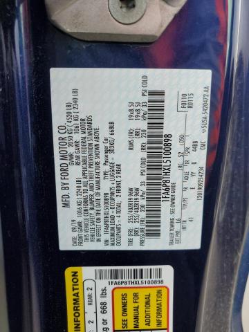 1FA6P8THXL5100898 Ford MUSTANG