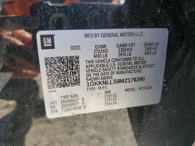 1GKKNLLS8MZ179290 GMC Acadia At4