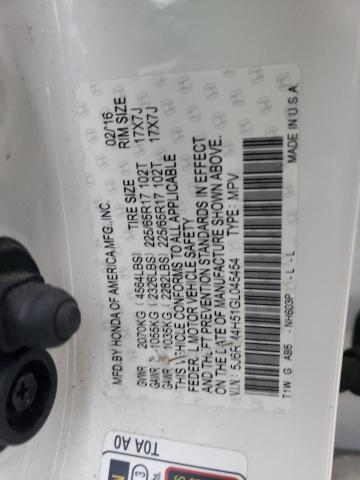5J6RM4H51GL045454 Honda CR-V EX