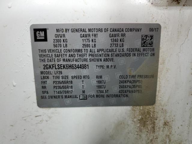2GKFLSEK6H6344981 GMC Terrain Sle