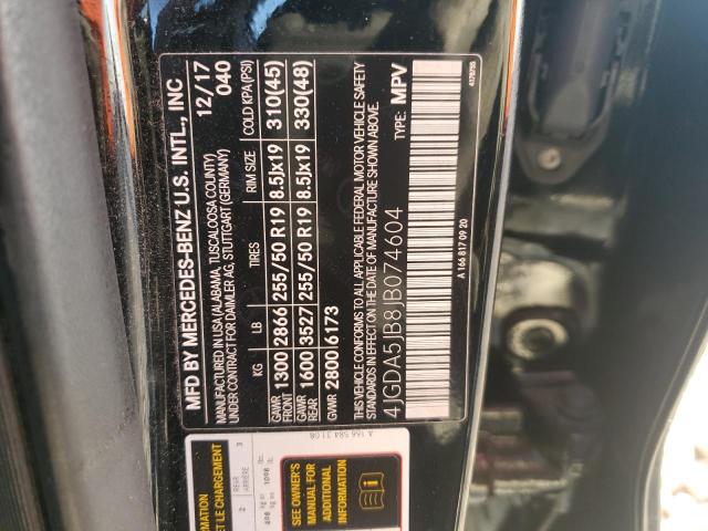 4JGDA5JB8JB074604 Mercedes-Benz GLE 350