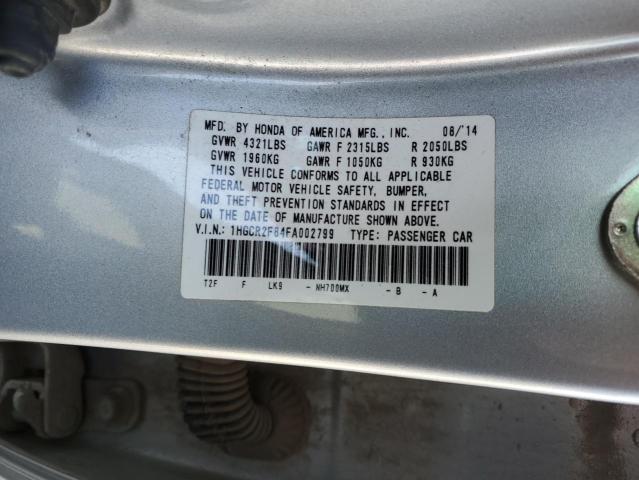 1HGCR2F84FA002799 Honda ACCORD EXL