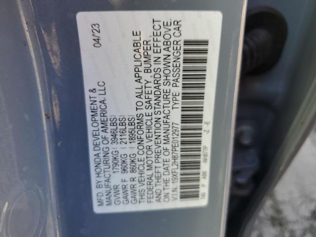19XFL2H87PE012977 Honda Civic Sport