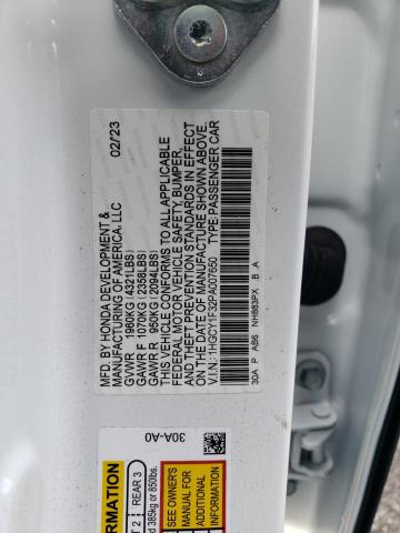 1HGCY1F32PA007650 Honda ACCORD EX