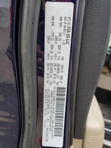 1C4RDJDG7GC300782 Dodge DURANGO LIMITED