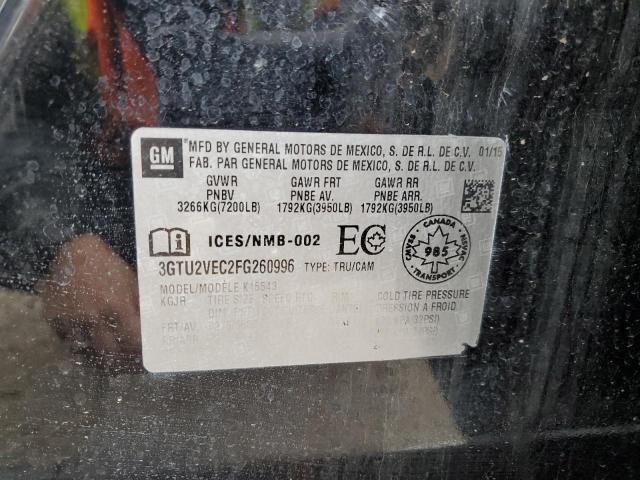 3GTU2VEC2FG260996 GMC Sierra K1500 Slt