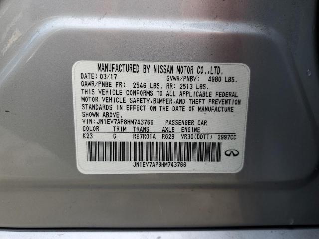 JN1EV7AP8HM743766 Infiniti Q50 Premium