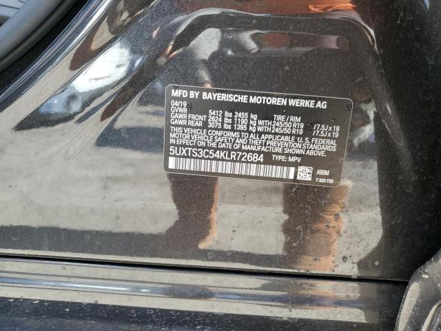 5UXTS3C54KLR72684 BMW X3 Xdrivem40i