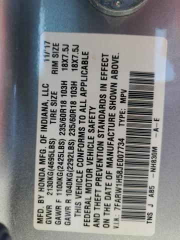 7FARW1H58JE007734 Honda CR-V EX