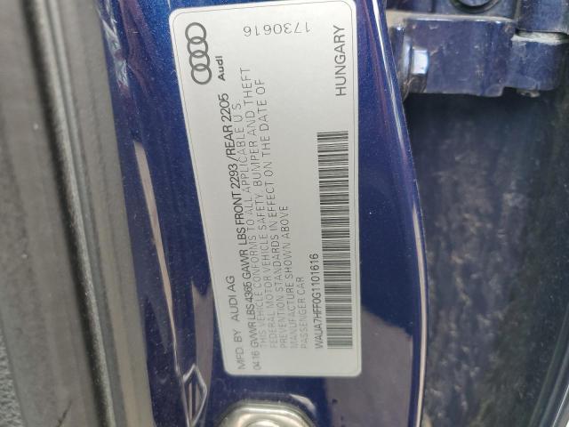 WAUA7HFF0G1101616 Audi A3 PREMIUM