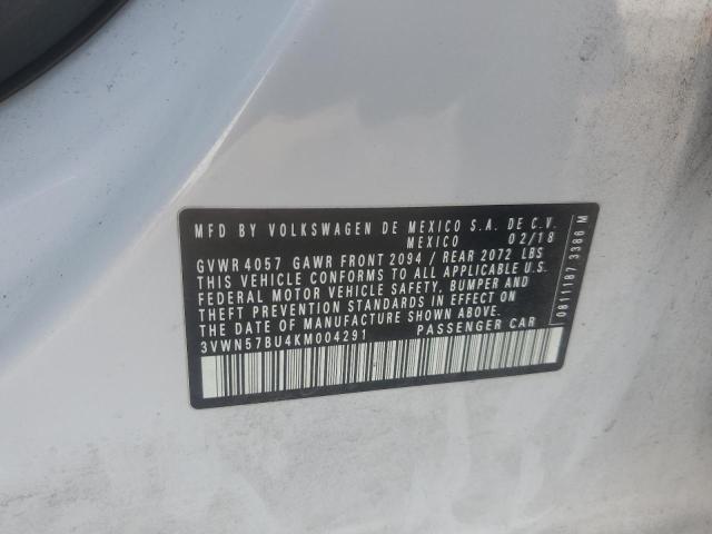 3VWN57BU4KM004291 Volkswagen JETTA S