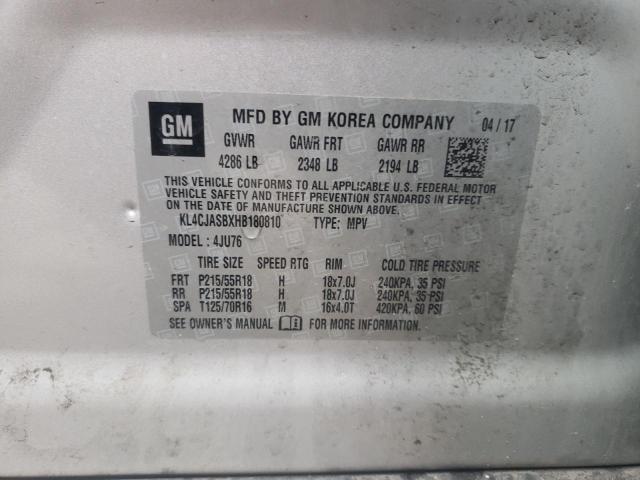 KL4CJASBXHB180810 Buick Encore Preferred