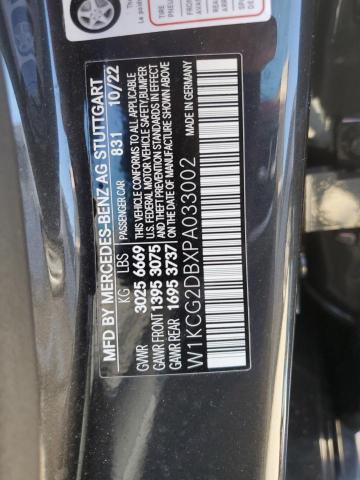 W1KCG2DBXPA033002 Mercedes-Benz Eqs Sedan 450+