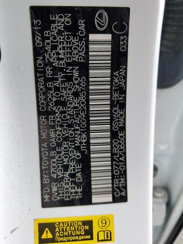 JTHBK1GG9E2085765 Lexus ES 350