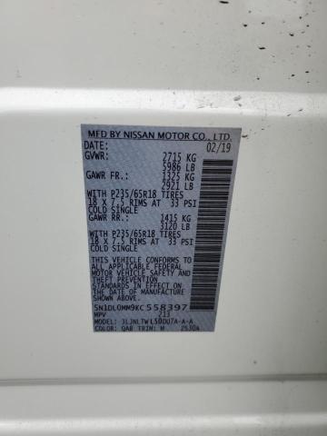 5N1DL0MM9KC558397 Infiniti QX60 LUXE