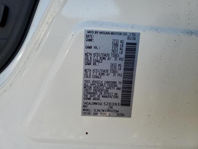 5N1AL0MN5GC520393 Infiniti QX60