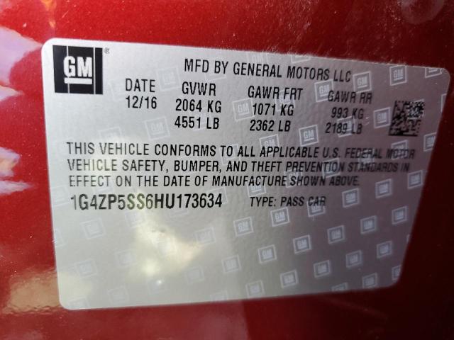 1G4ZP5SS6HU173634 Buick Lacrosse Essence