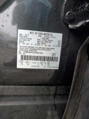 1FM5K8HC2LGA01235 Ford Explorer Platinum