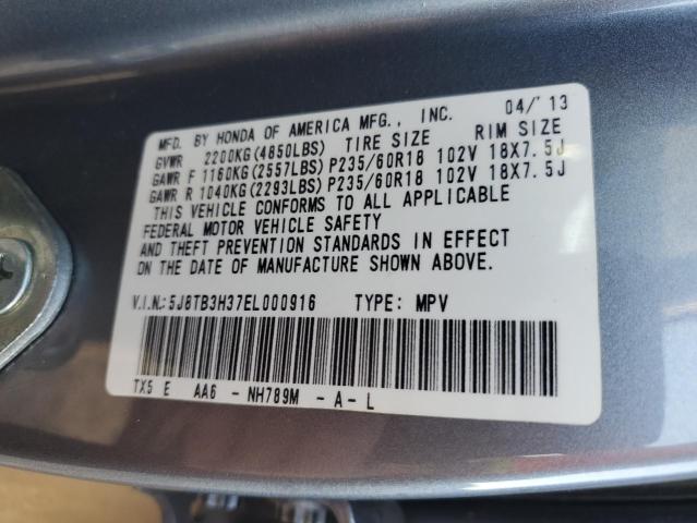 5J8TB3H37EL000916 Acura RDX