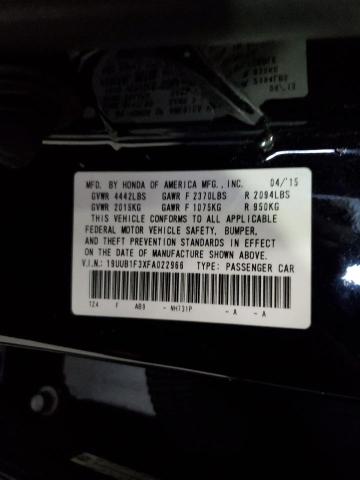 19UUB1F3XFA022966 Acura TLX