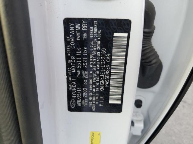 KMHGN4JE1FU023169 Hyundai Genesis 3.8l