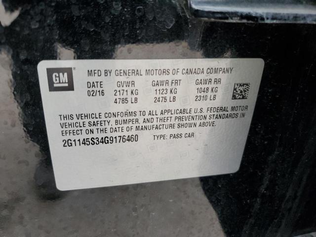 2G1145S34G9176460 Chevrolet IMPALA LTZ